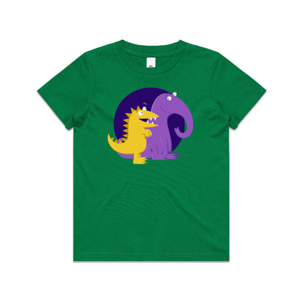 Kiri and Lou purple spot - Kids T-shirt Thumbnail